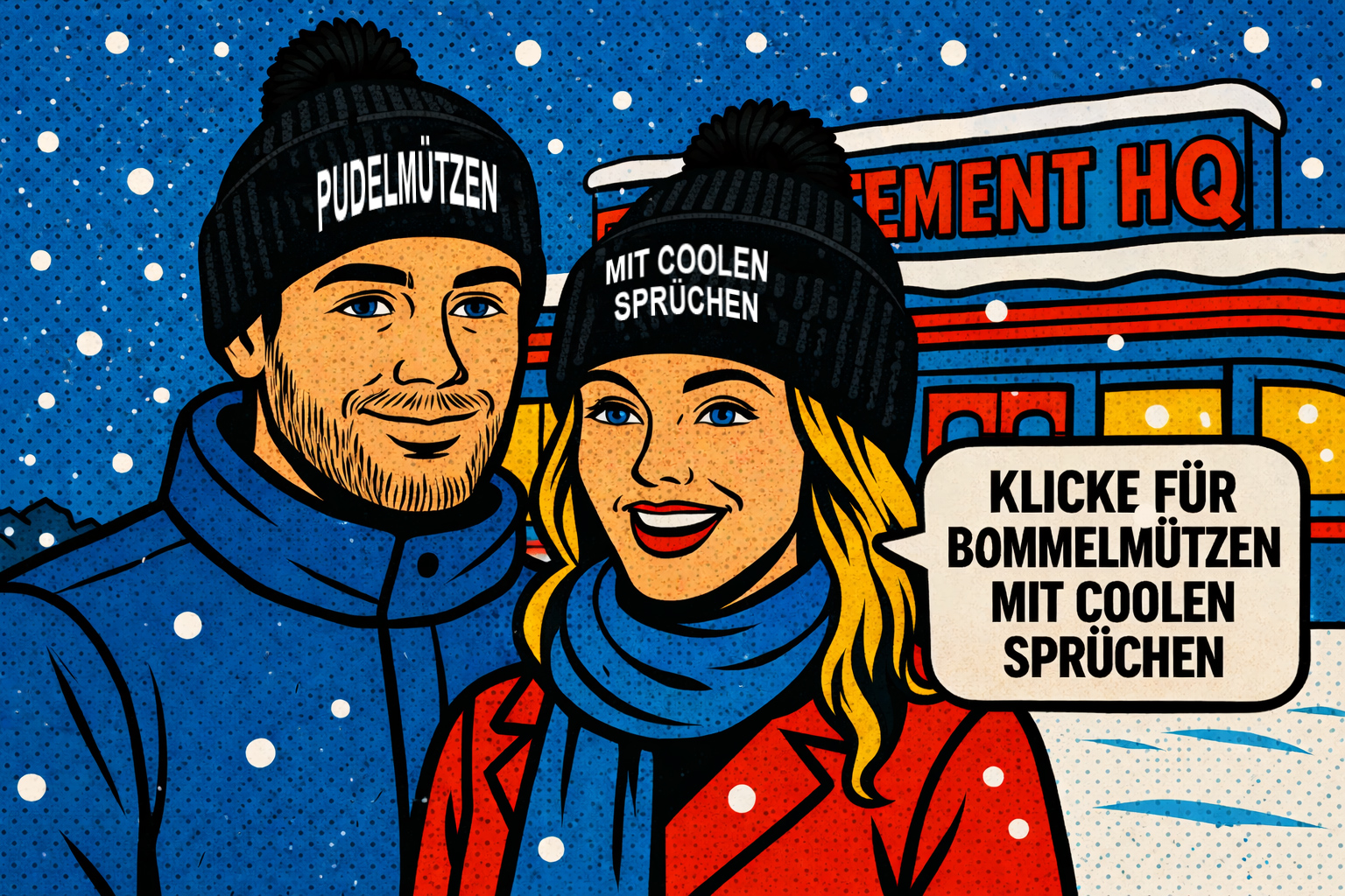 Jetzt zu den Bommelmützen!